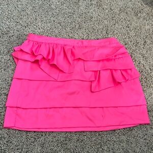 Neon Pink Top Shop Skirt